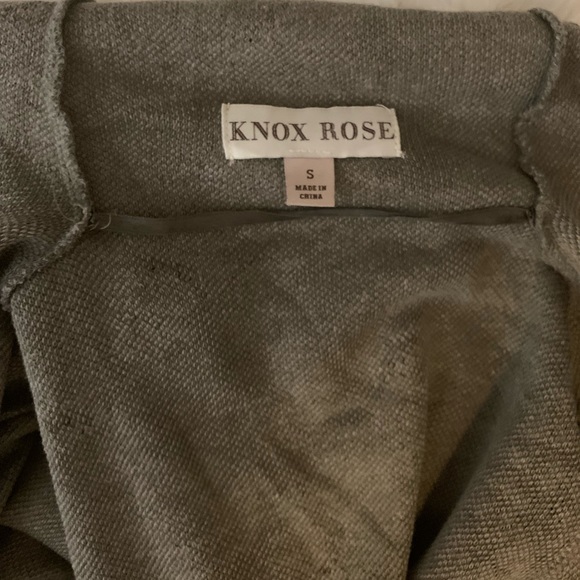 **Host Pick ππ** Knox Rose brown-gray floral jacquard print cardigan size S - Picture 5 of 7